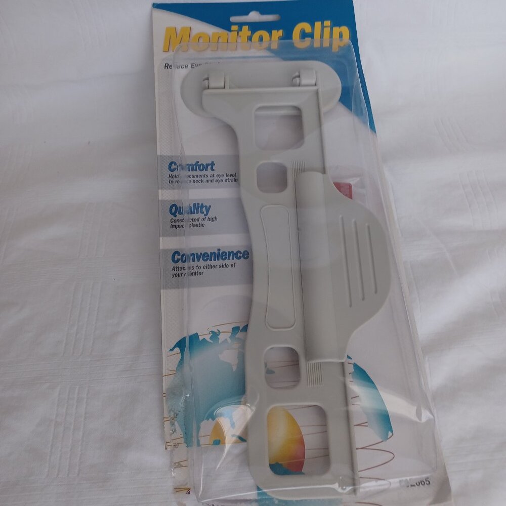 NEW Belkin Monitor Clip for Documents (Accesorios de Computadora)